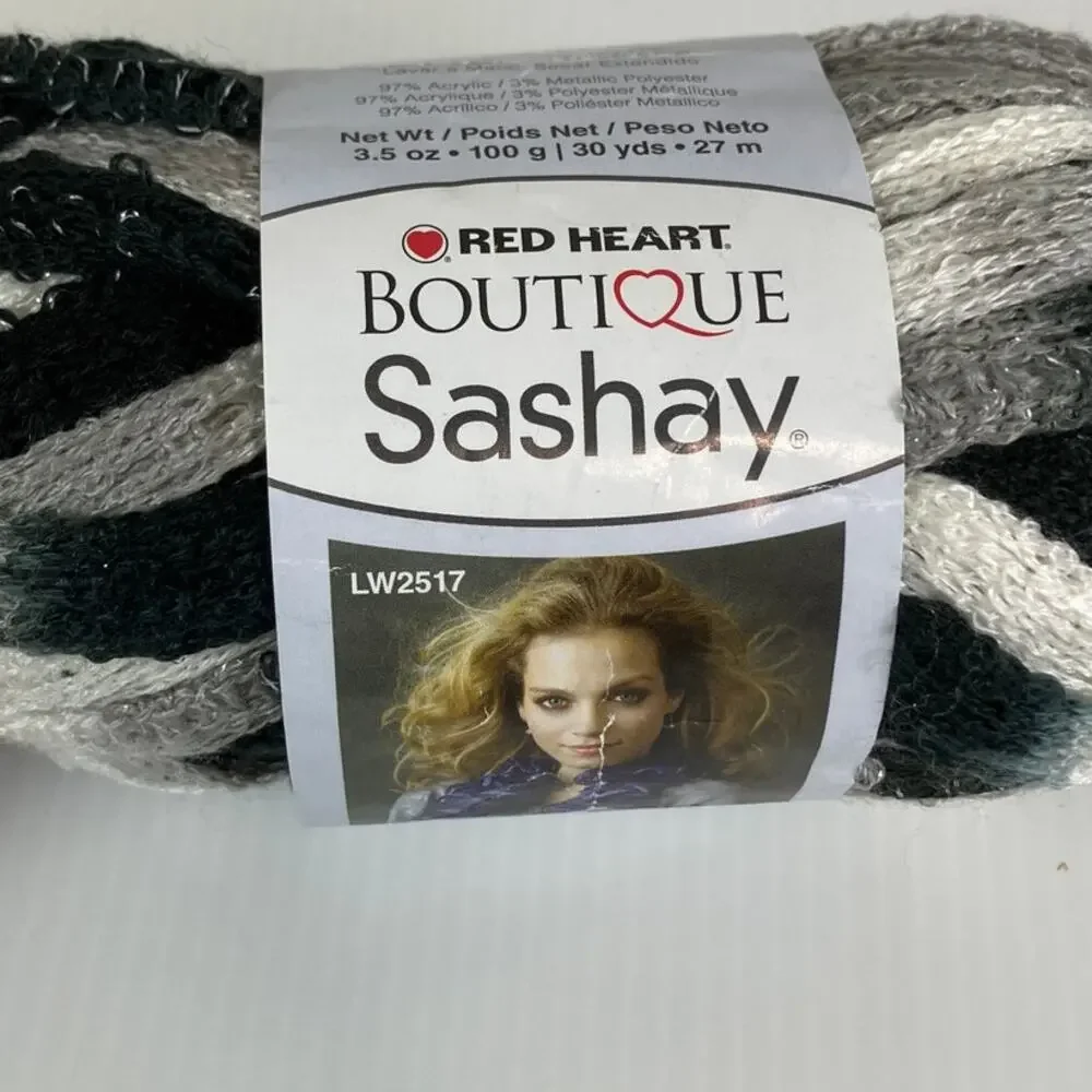 NWT Red Heart Multicolor Hip Hop Boutique Sashay Yarn
